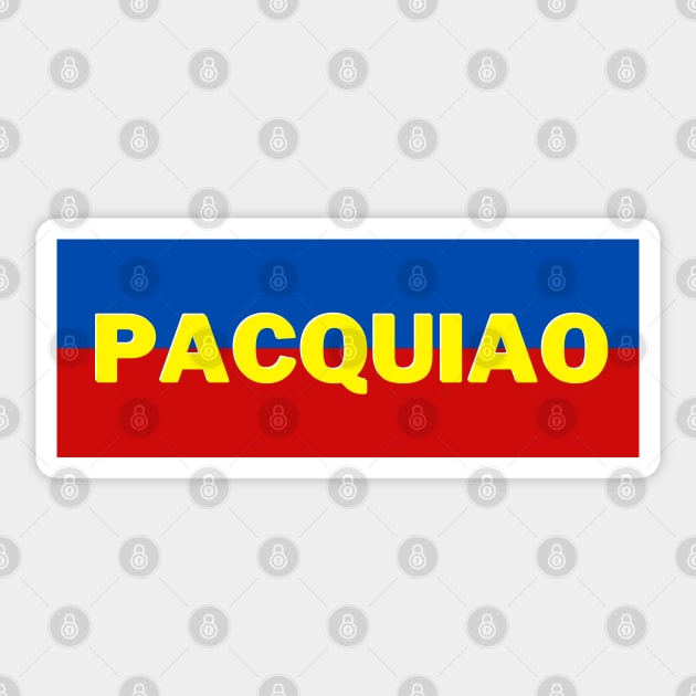 Pacquiao Surname Sticker by aybe7elf